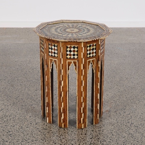 A Syrian Ottoman Damascene Tea Table