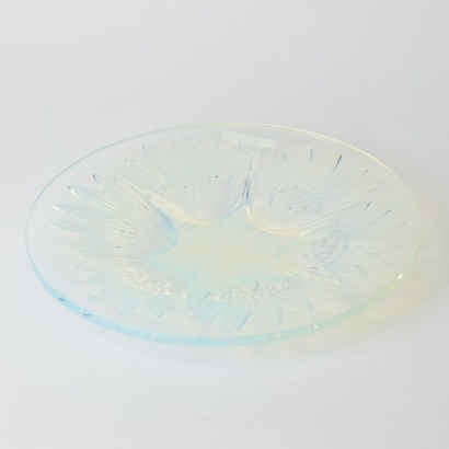 Art deco Opalescent glass D'avesn France Bowl