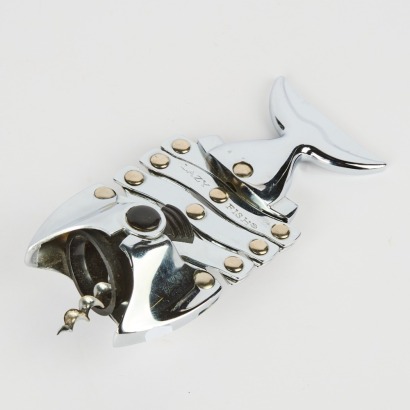 A Vintage Lazy Fish Corkscrew Made in England
