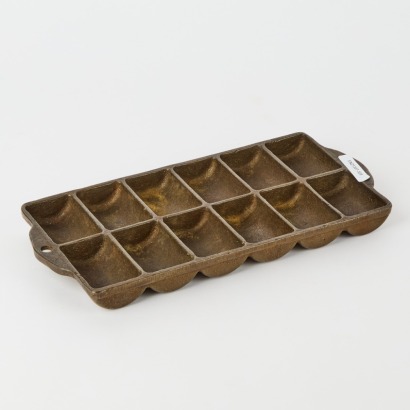 A Cast Iron Gem Tray