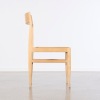 A Set of Four Oak Italian Wooden Rush Chair AF - 3