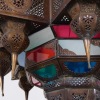 A Pair of Handmade Aleppo Syrian Mamluk Revival Lamps AF - 4
