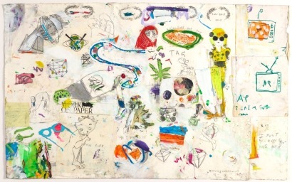 PHILIP JAMES FROST Mixed Media Work On Paper, De Novo Gallery Dunedin