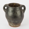 A Turkish Yoghurt Black Clay Pottery Vessel, 19th Century