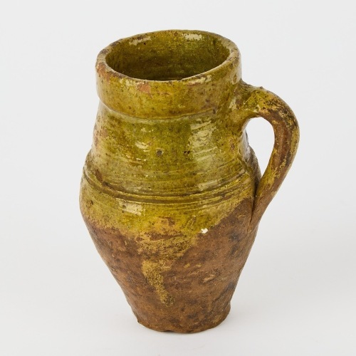 A Turkish Terracotta Olive Oil Jug, Late 19th Century