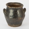 A Turkish Yoghurt Black Clay Pottery Vessel, 19th Century