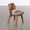 A Set of Four Early Walnut Eames DCW Chairs for Herman Miller - 3