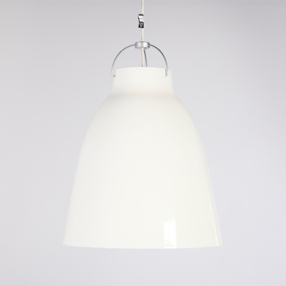 A Pair of Caravaggio P4 Hanging Lamps By Fritz Hansen