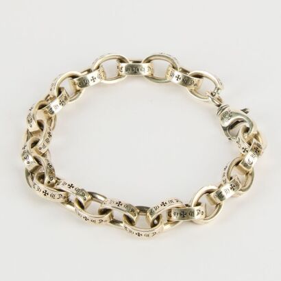 A Replica Chrome Hearts Sterling Silver Bracelet