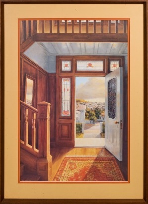 A Peter Siddell 'Doorway' Reproduction Print