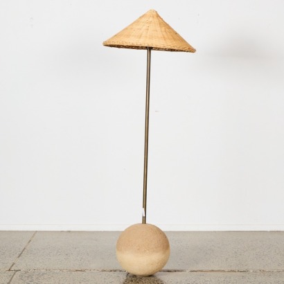 A Rammed Floor Lamp by Lime & Co