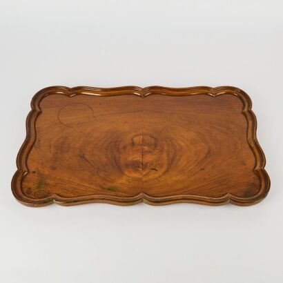 An Antique Mahogany Display/Serving Tray