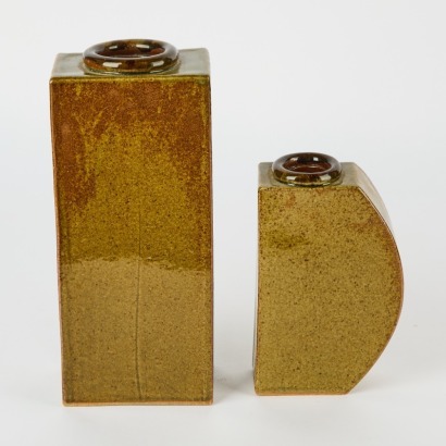 A Pair of Ian Webster Studio Pottery Vases