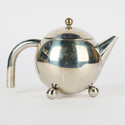 A Stainless Steel Teapot