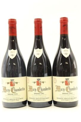 (1) 2017-2019 Domaine Armand Rousseau Pere et Fils Mazis-Chambertin Grand Cru Vertical Collection, 3 Bottles Sold as One Lot &diams;