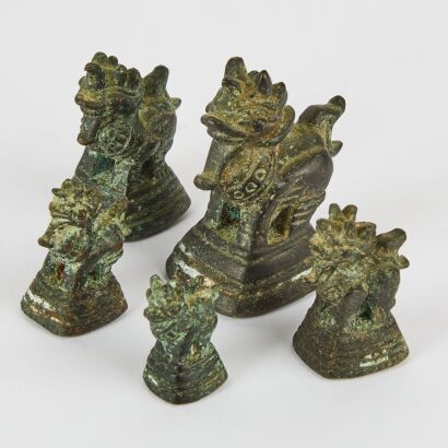 A Set of Vintage Opium Weights