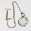 Swiss Sterling Silver, Kendal & Dent, Open-faced, Key-wound Pocket Watch, circa early 1900's