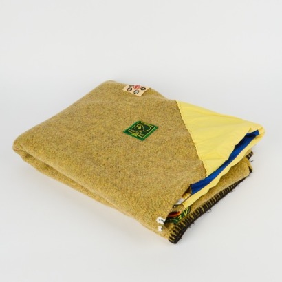 A Vintage New Zealand Woollen Camping Blanket