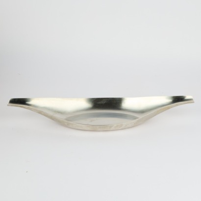A Mid-Century 1960'S Satinsteel London Stainless Steel Fruit Bowl