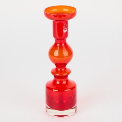 Riihimaen Lasi Finnish Art Glass Vase