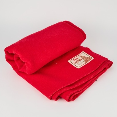 A Napier Glenray Red Blanket