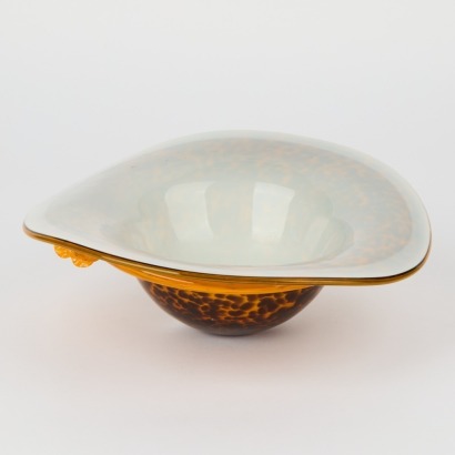 A Tortoise Shell Murano Style Hat Bowl