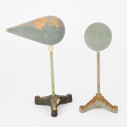 A Pair of Vintage School Science Laboratory Airflow Models