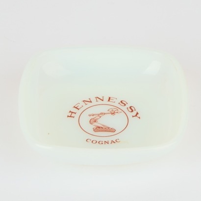 A Hennessy Cognac Porcelain Ashtray, Made in France