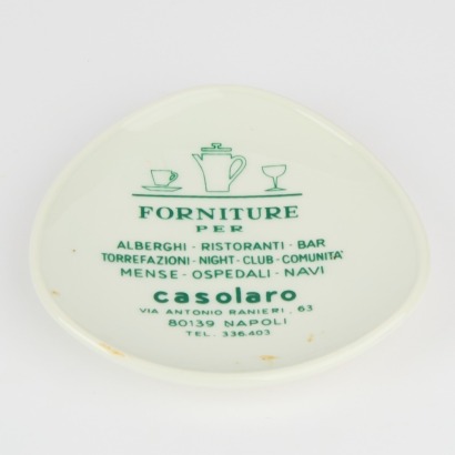 A Vintage Ceramic Italian Restraunt Ashtray
