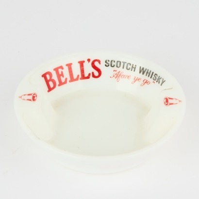 A Large Vintage Bell's Scotch Ashtray