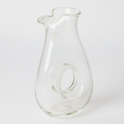 A Handblown Pierced Pitcher