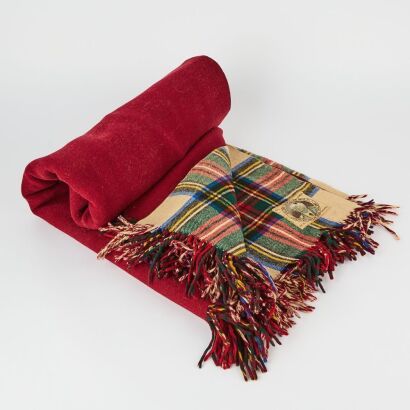 A Kaiapoi Woolen Mills Old Battle Scarred "Maori Chief" Blanket