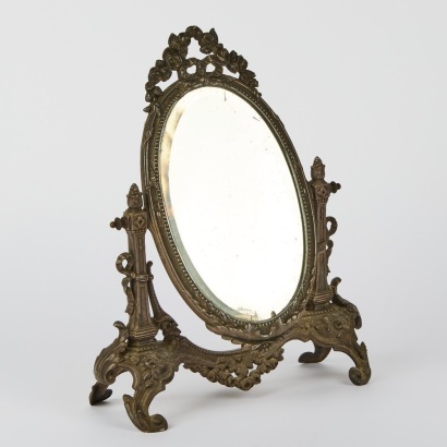 An Antique Louis XVI Style Table Mirror