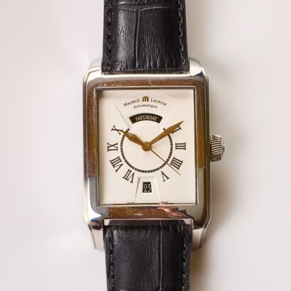 Stainless Steel, 33mm Maurice LeCroix Pontos Rectangulaire Automatic Wristwatch