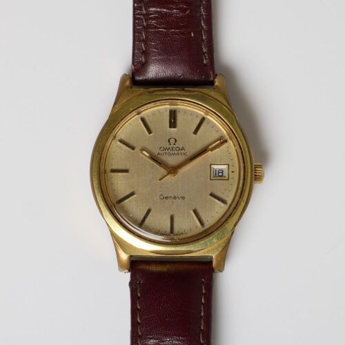 Gold Capped / Stainless Steel, 36mm OMEGA Gen&egrave;ve Automatic Wristwatch, circa 1974
