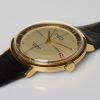 Gold Plated / Stainless Steel, 34mm Royce Hand-wound Crosshair Dial Wristwatch, circa 1960's - 2