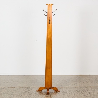 An Art Deco Rimu Clothes Stand