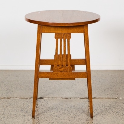 An Arts and Crafts Oak Side Table