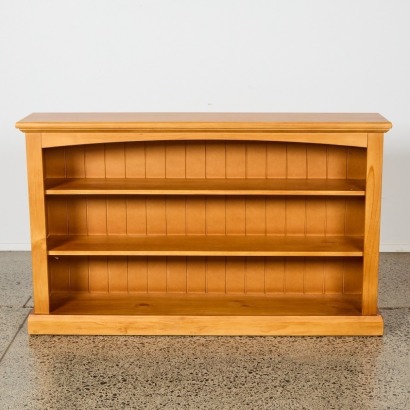 A Rustic Wooden Bookshelf