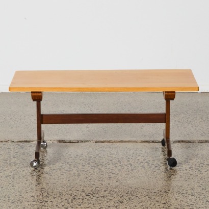 A Retro Side/Coffee Table On Castors