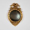 A Rare French Second Empire Period Carved Gilt Wood Round Mirror, France