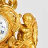 An Exceptional Quality French 19th Century Reclining Cherub Clock of Paliatial Proportions of Bronze with 24 Carat Gold Gilding - 2