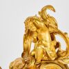 An Exceptional Quality French 19th Century Reclining Cherub Clock of Paliatial Proportions of Bronze with 24 Carat Gold Gilding - 4