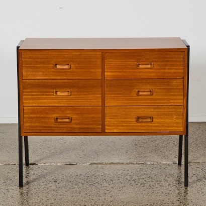 A Mid Century Set of Mahogany Drawers