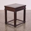 A Set of Chinese Zitan Carved Master's Armchairs and Tea Table - 9
