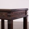 A Set of Chinese Zitan Carved Master's Armchairs and Tea Table - 10