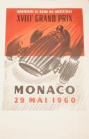 Rene Lorenzi - 1960 Monaco Grand Prix Poster