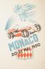 Bernard Minnie - 1950 Monaco Grand Prix Poster