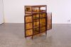 A Pair of Chinese Vintage Nanmu Display Cabinets with Railing - 2