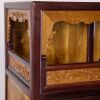 A Pair of Chinese Vintage Nanmu Display Cabinets with Railing - 4